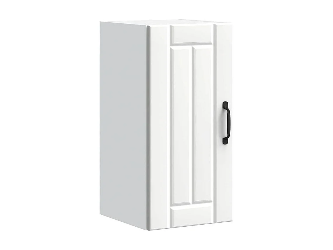 Armoire murale de cuisine Lucca blanc bois d'ingénierie