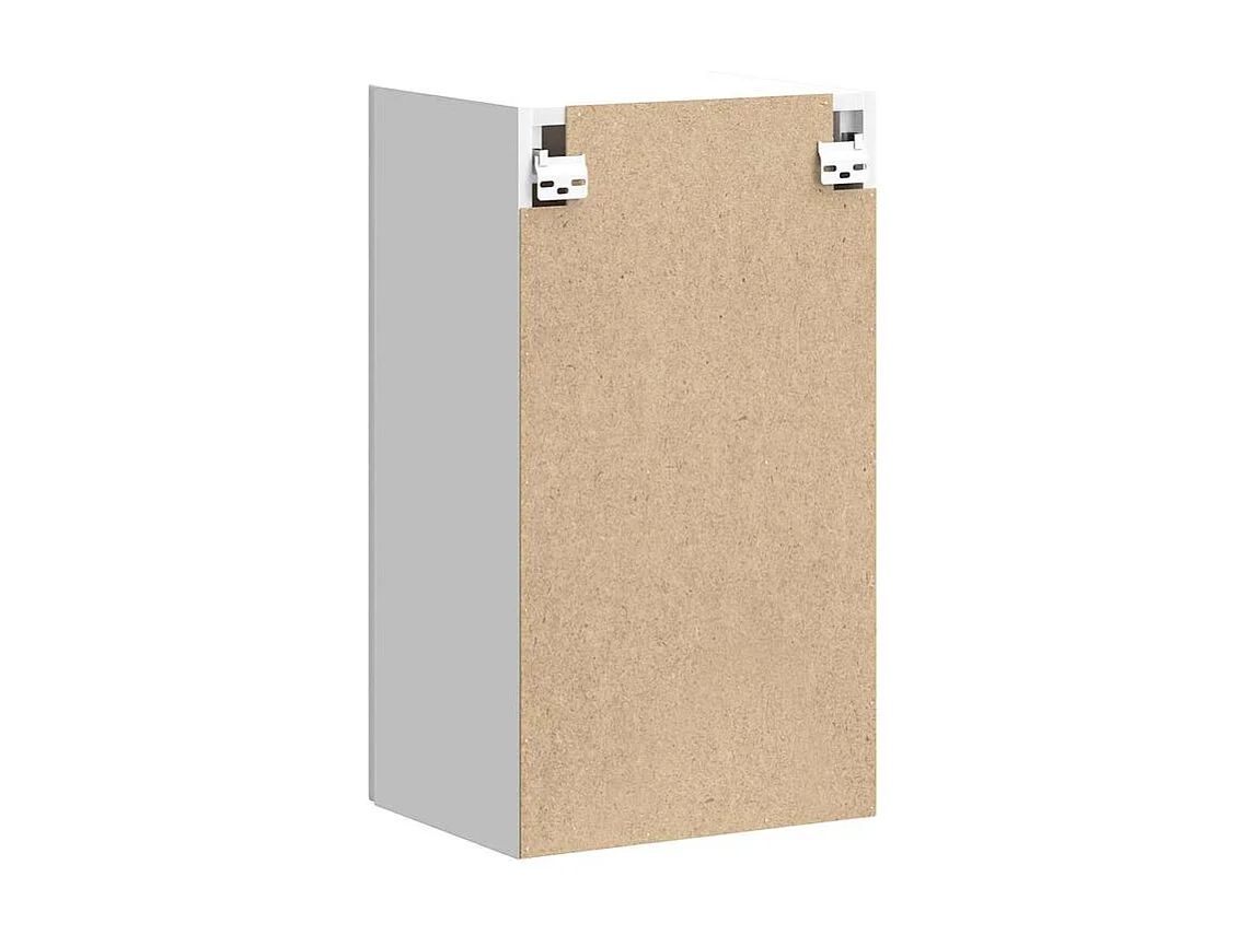 Armoire murale de cuisine Lucca blanc bois d'ingénierie