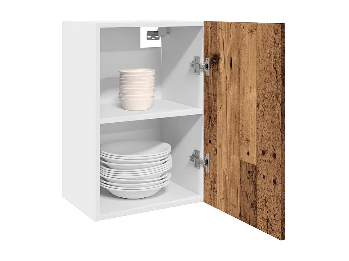 Armoire suspendue vieux bois 40x31x60 bois d'ingénierie