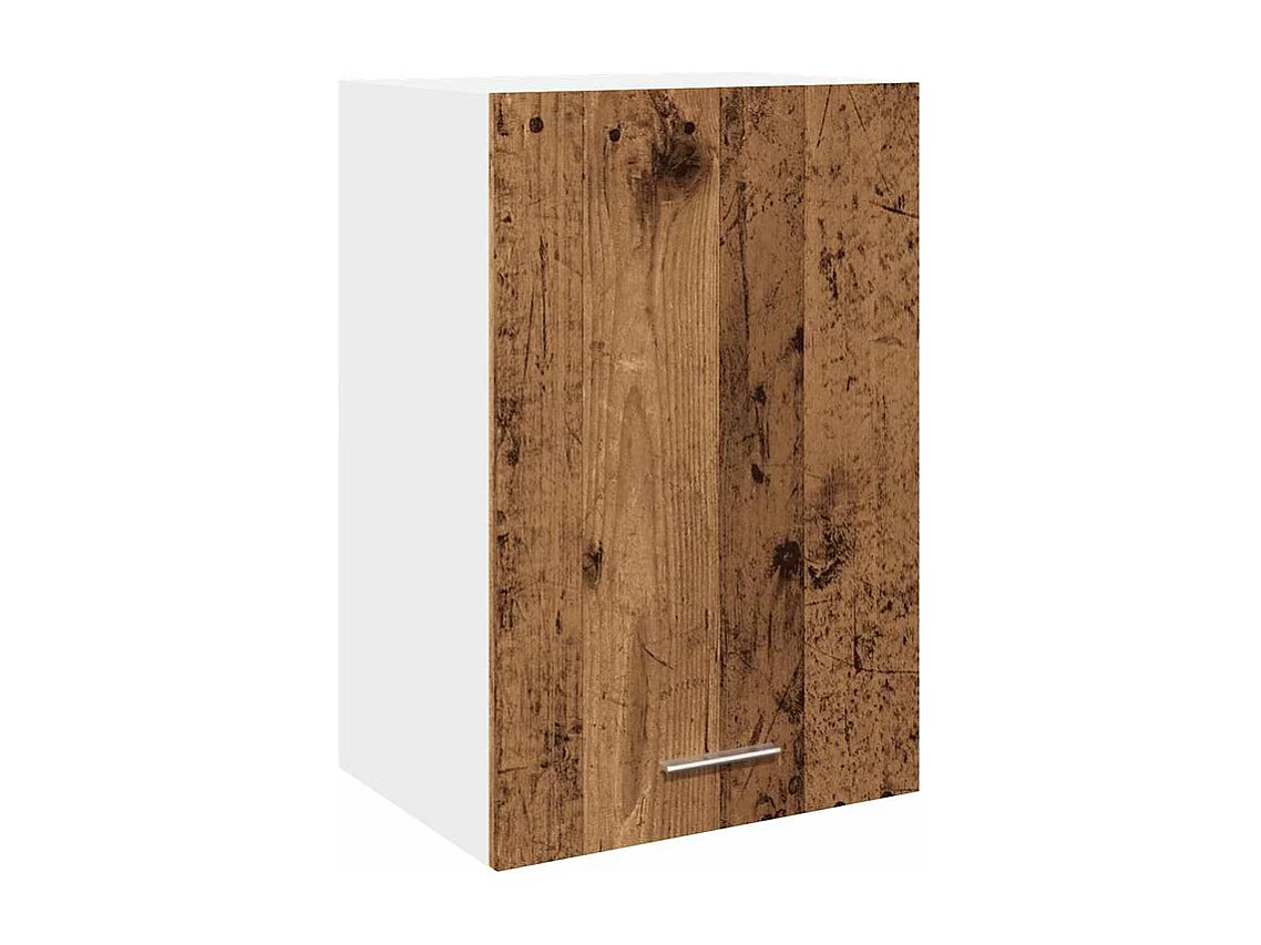 Armoire suspendue vieux bois 40x31x60 bois d'ingénierie