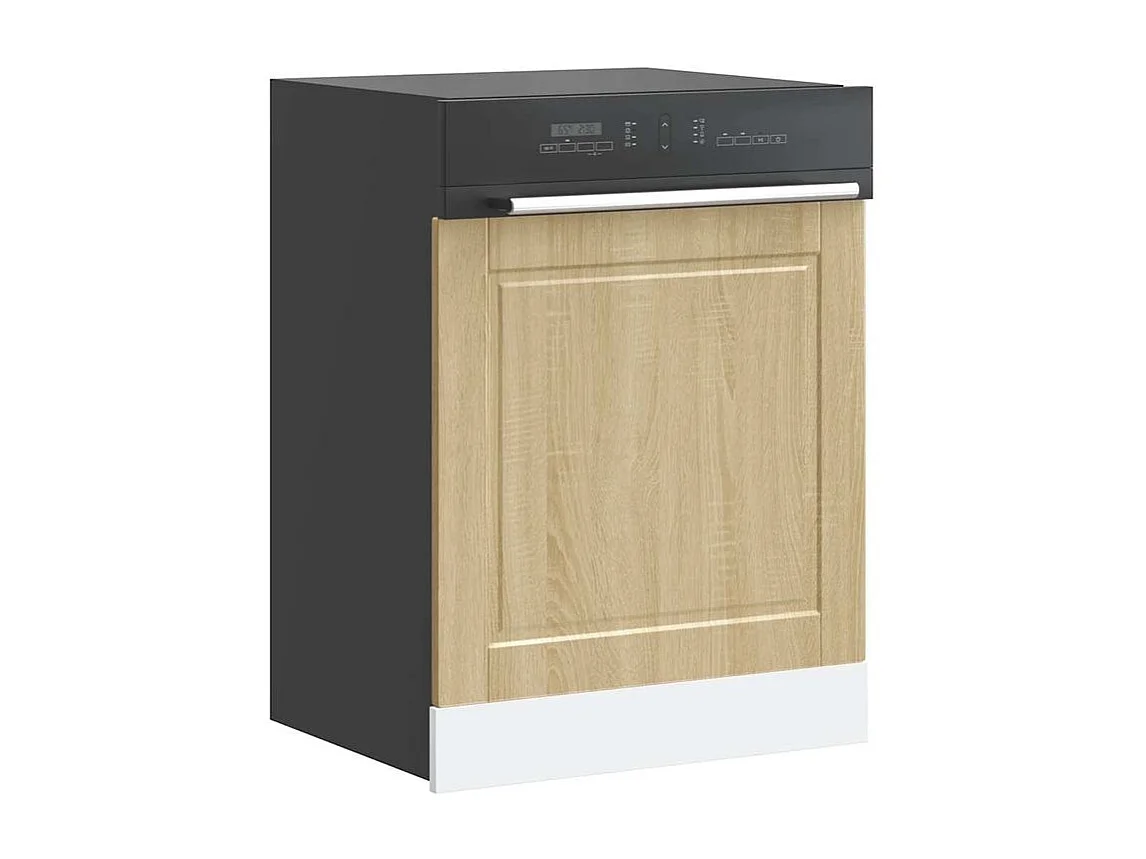 Panneau de lave-vaisselle Porto chêne sonoma 60x1,5x67