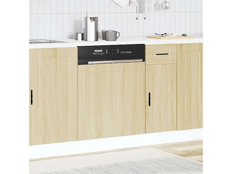 Panneau de lave-vaisselle Porto chêne sonoma 60x1,5x67