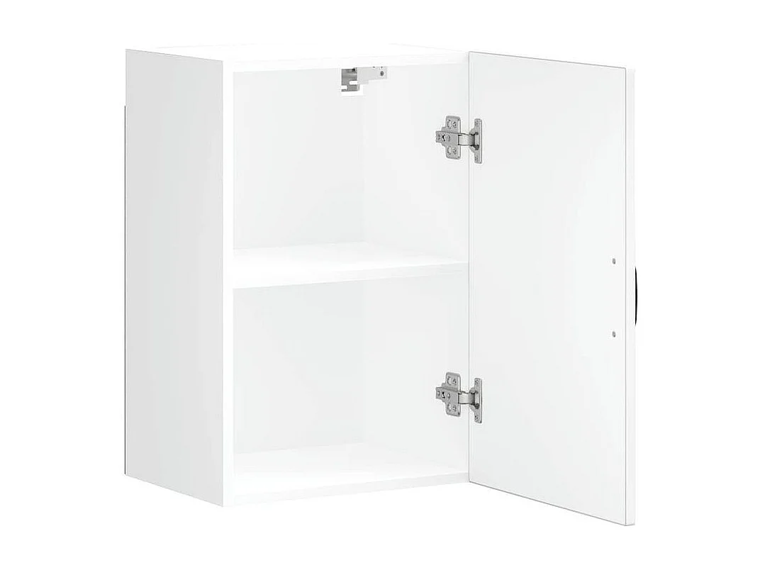 Armoire murale de cuisine Porto blanc brillant bois ingénierie
