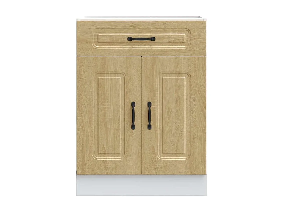 Armoire de cuisine Kalmar chêne sonoma bois d'ingénierie