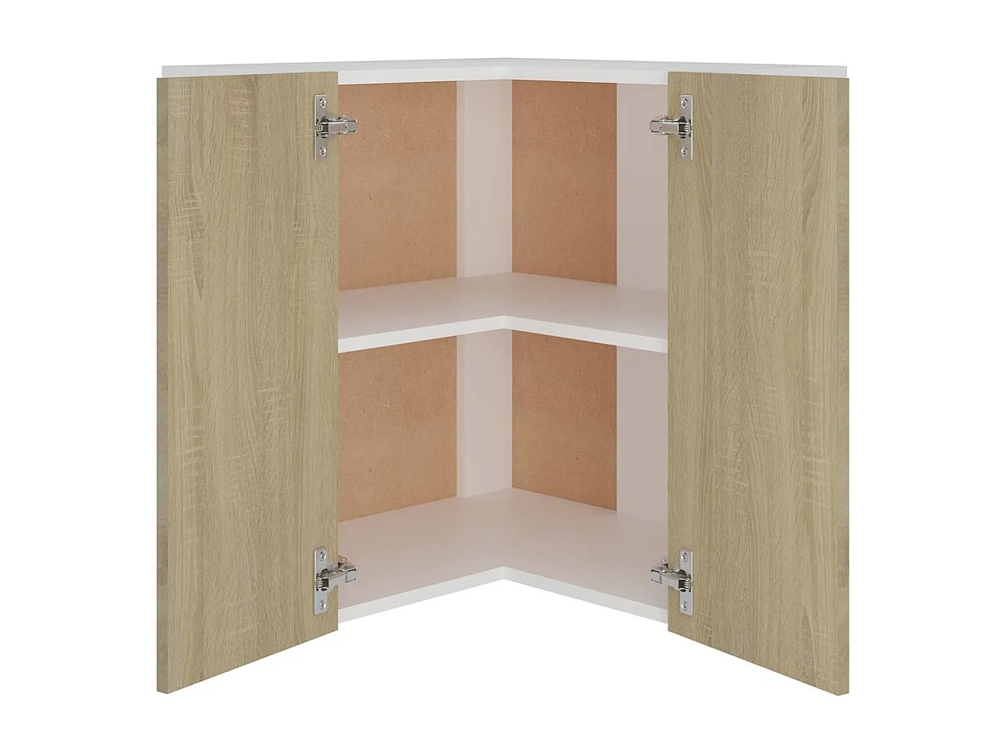 Armoire d'angle suspendue Chêne sonoma 57x57x60