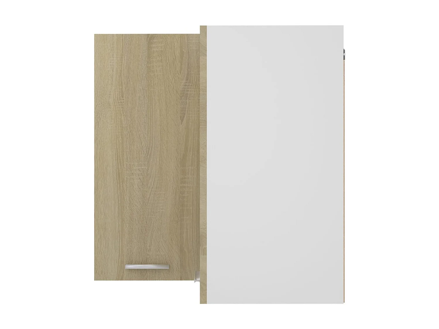 Armoire d'angle suspendue Chêne sonoma 57x57x60