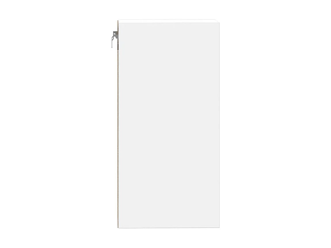 Armoire suspendue blanc 40x29,5x60 bois d'ingénierie