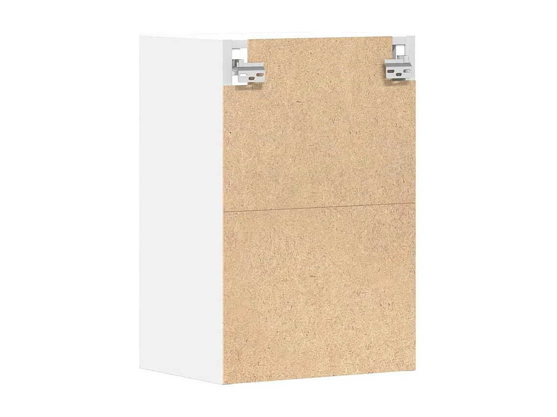 Armoire suspendue blanc 40x29,5x60 bois d'ingénierie