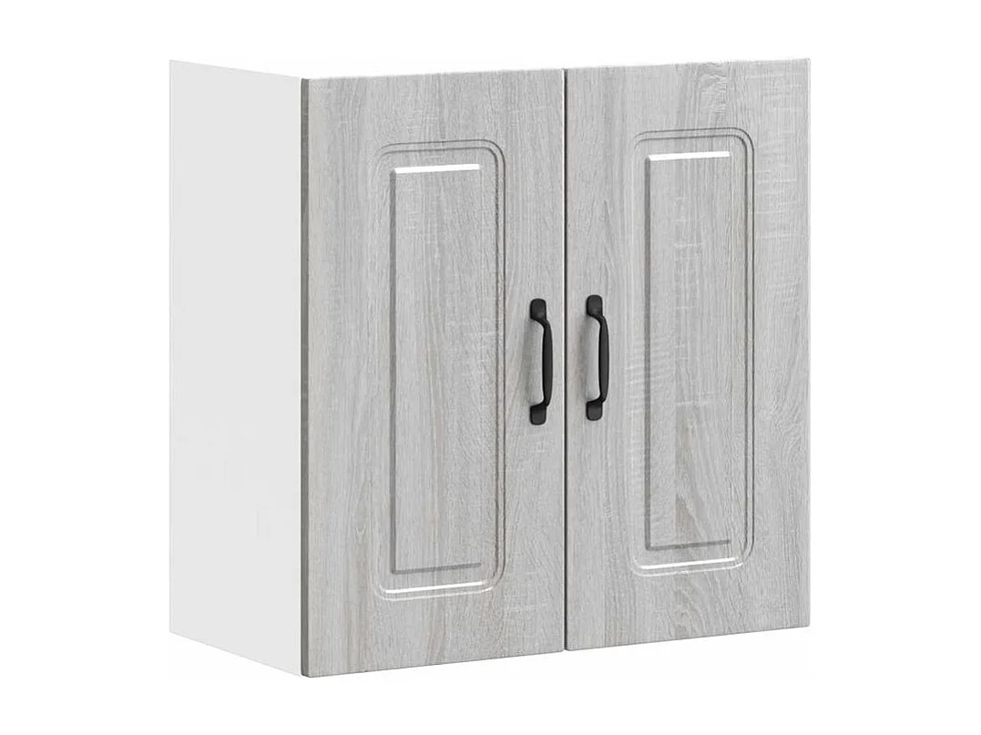 Armoire murale de cuisine Kalmar sonoma gris bois d'ingénierie