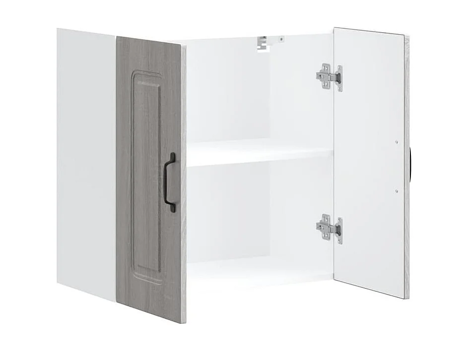 Armoire murale de cuisine Kalmar sonoma gris bois d'ingénierie