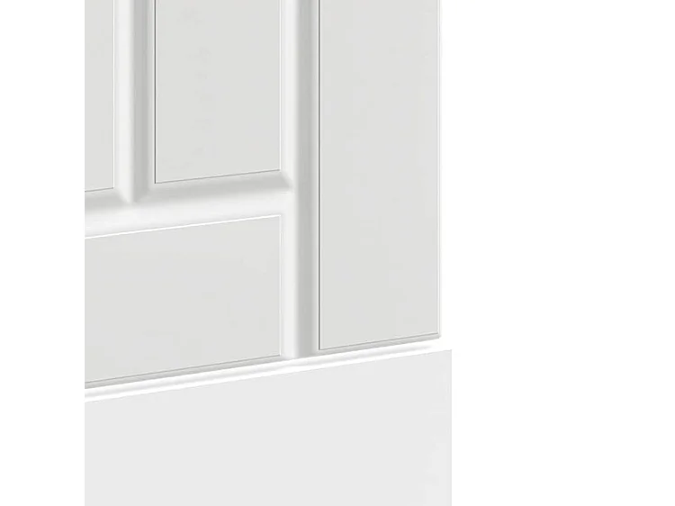 Panneau de lave-vaisselle Lucca blanc bois d'ingénierie