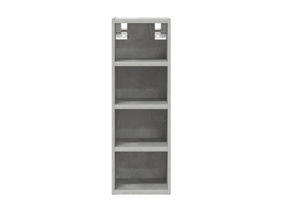 Armoire suspendue gris béton 20x29,5x60 bois d'ingénierie