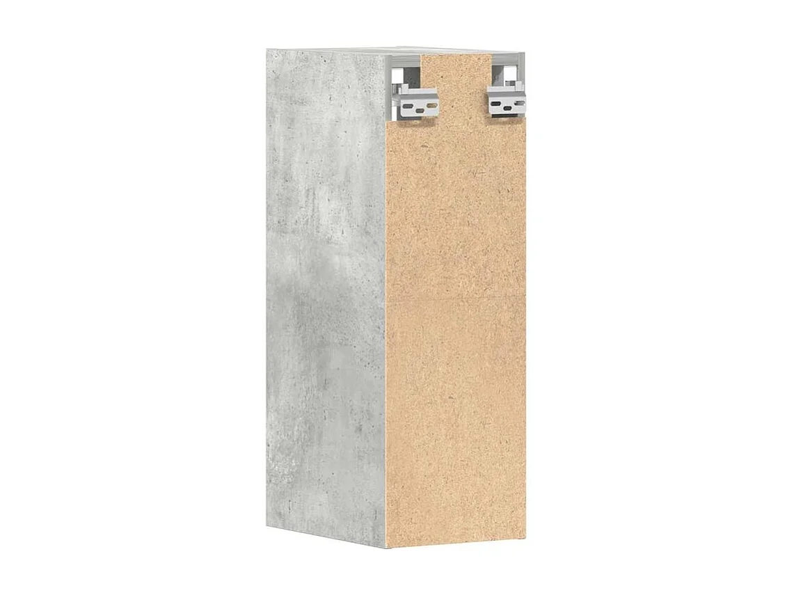 Armoire suspendue gris béton 20x29,5x60 bois d'ingénierie
