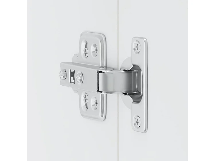 Armoire murale de cuisine Porto blanc bois d'ingénierie