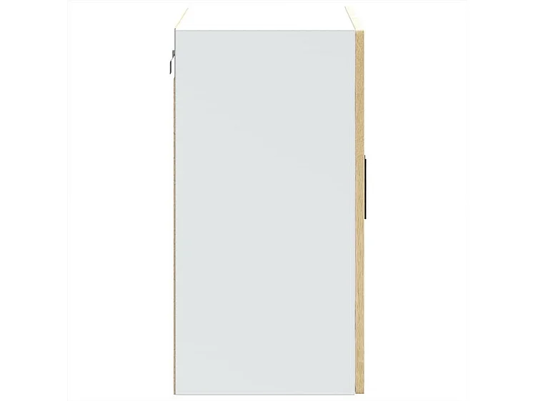 Armoire murale de cuisine et porte en verre Porto chêne sonoma