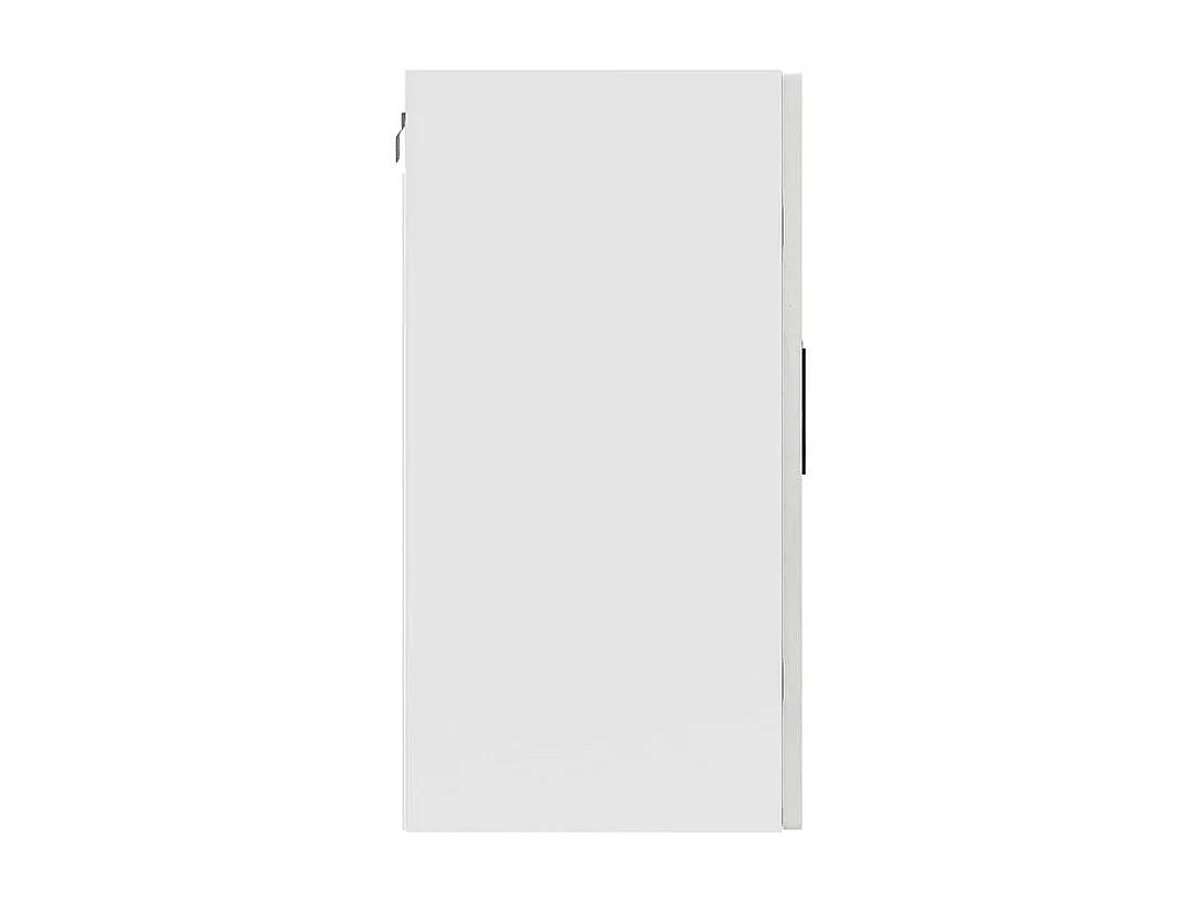 Armoire murale de cuisine avec porte en verre Porto gris béton