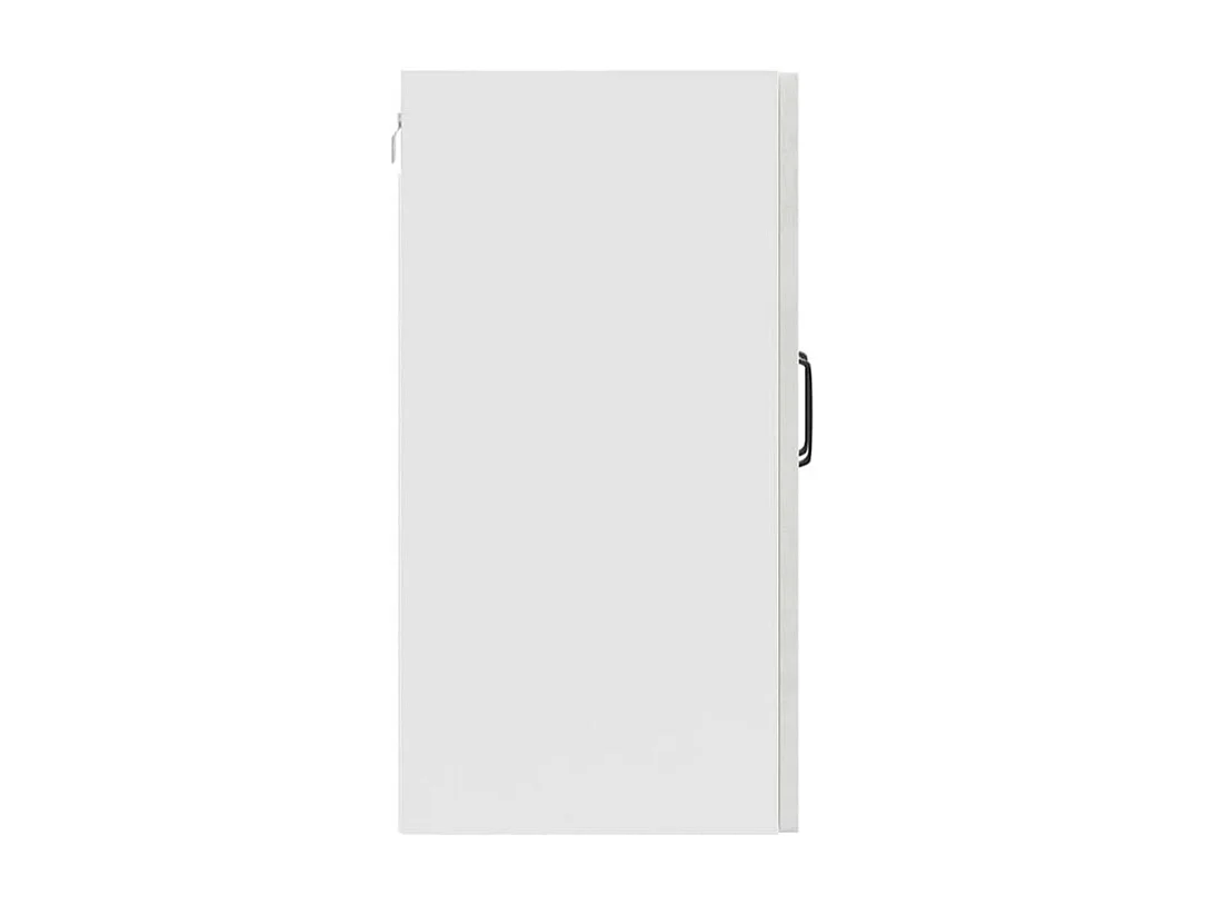 Armoire murale de cuisine Lucca gris béton bois ingénierie