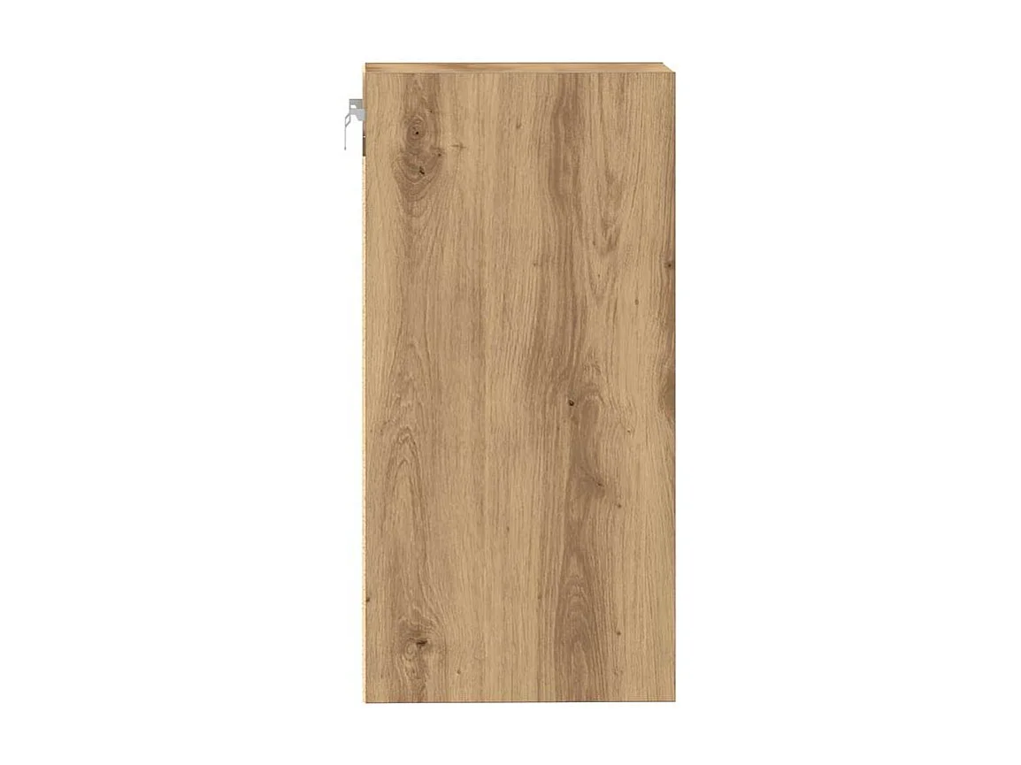 Armoire suspendue chêne artisanal 40x29,5x60 bois ingénierie