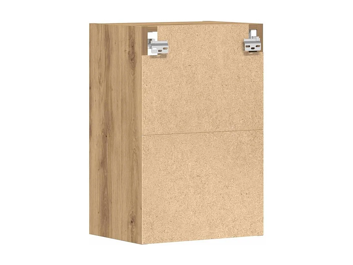 Armoire suspendue chêne artisanal 40x29,5x60 bois ingénierie