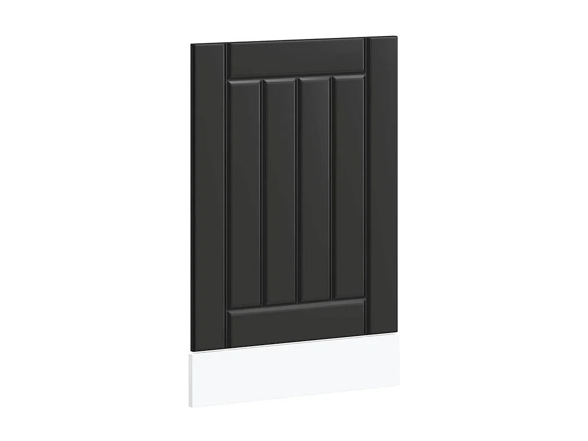 Panneau de lave-vaisselle Lucca noir bois d'ingénierie