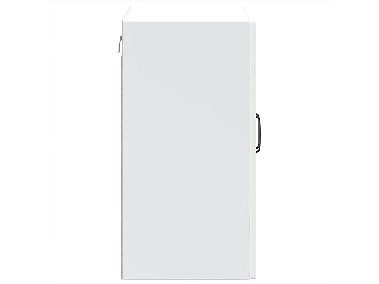 Armoire murale de cuisine avec porte en verre Kalmar blanc