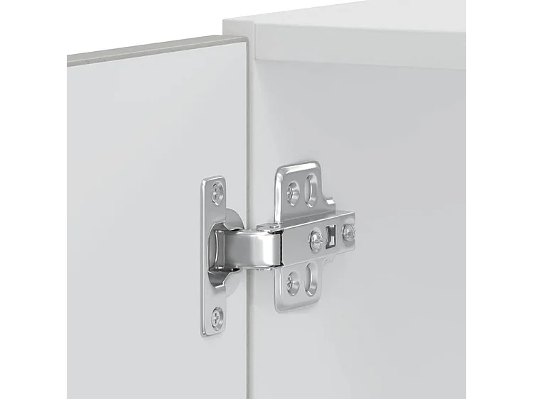 Armoire de four 2 pc Lucca gris béton bois d'ingénierie