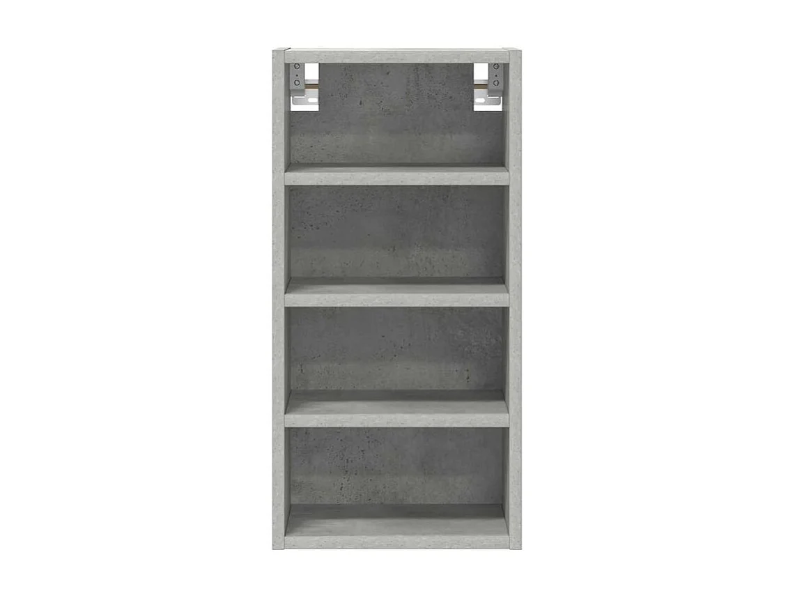 Armoire suspendue gris béton 30x29,5x60 bois d'ingénierie