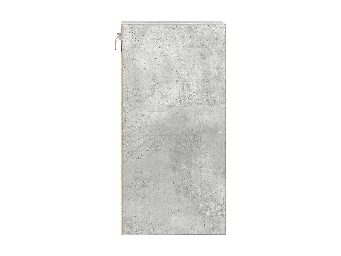 Armoire suspendue gris béton 30x29,5x60 bois d'ingénierie