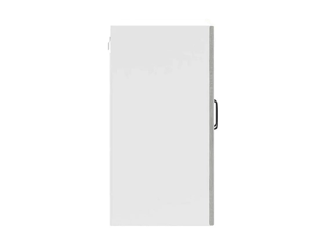 Armoire murale de cuisine et porte en verre Lucca sonoma gris