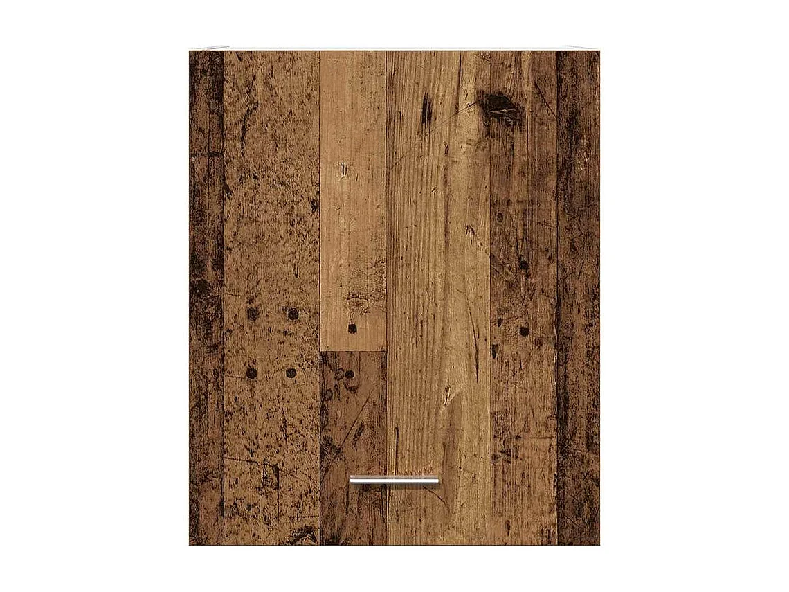 Armoire suspendue 2 pc vieux bois 50x31x60 bois ingénierie