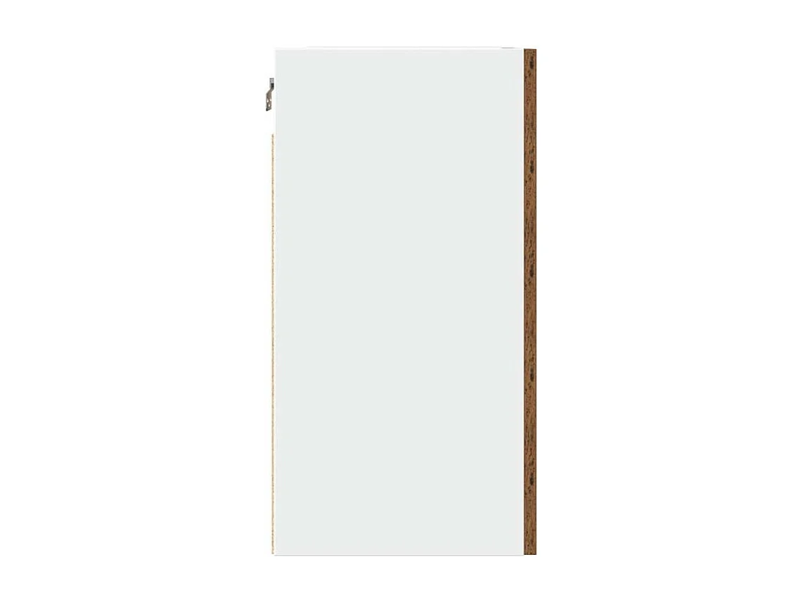 Armoire suspendue 2 pc vieux bois 50x31x60 bois ingénierie