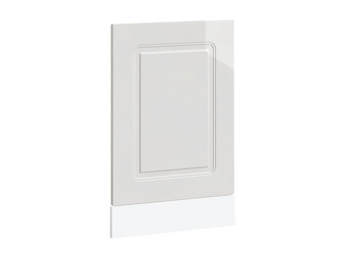 Panneau de lave-vaisselle Kalmar blanc brillant 45x1,5x67