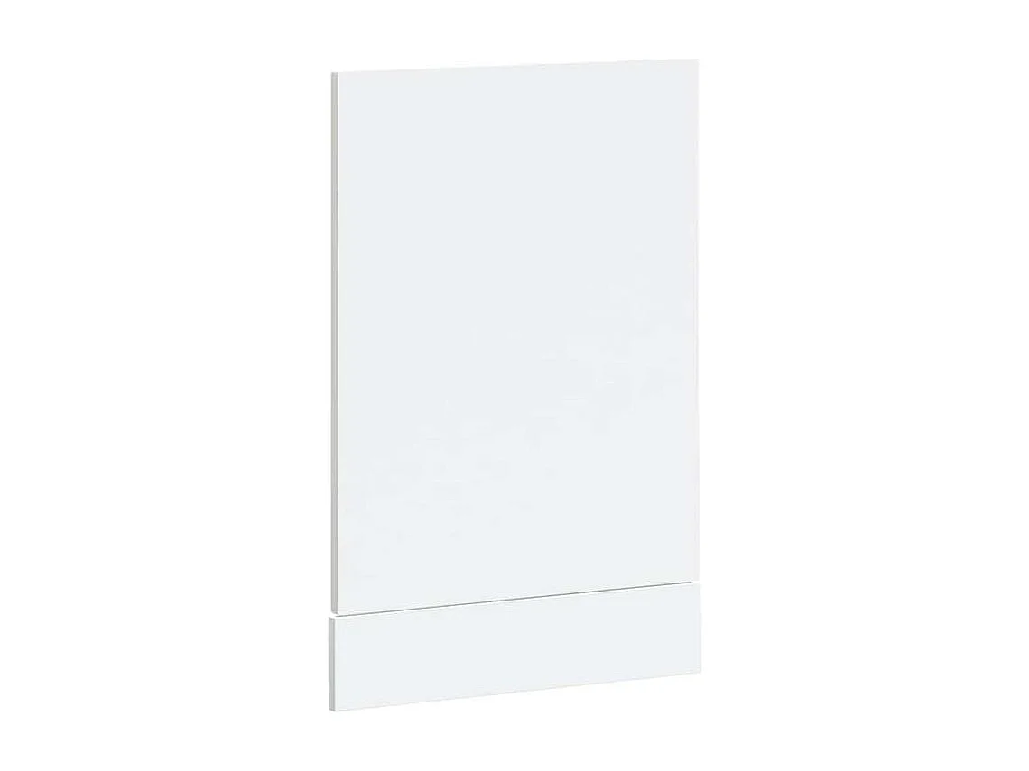 Panneau de lave-vaisselle Kalmar blanc brillant 45x1,5x67