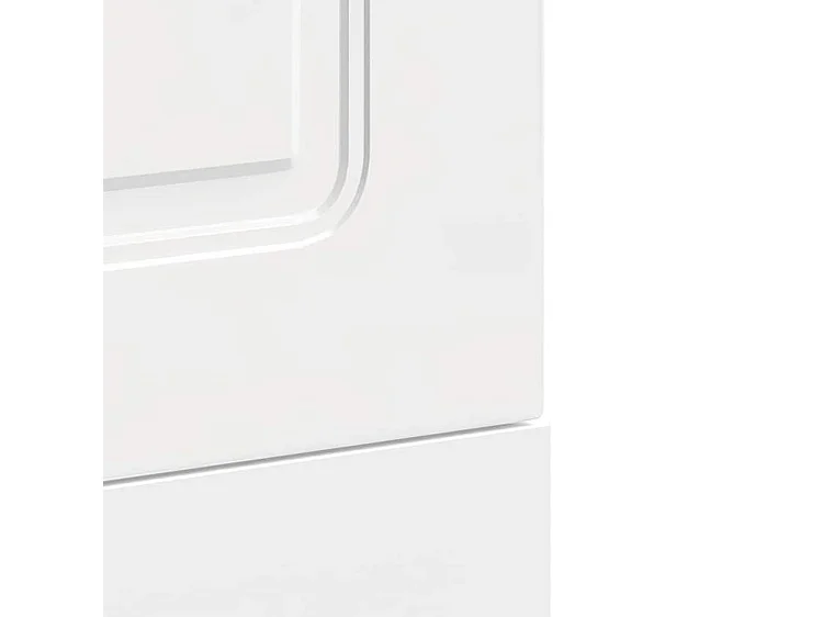 Panneau de lave-vaisselle Kalmar blanc brillant 45x1,5x67