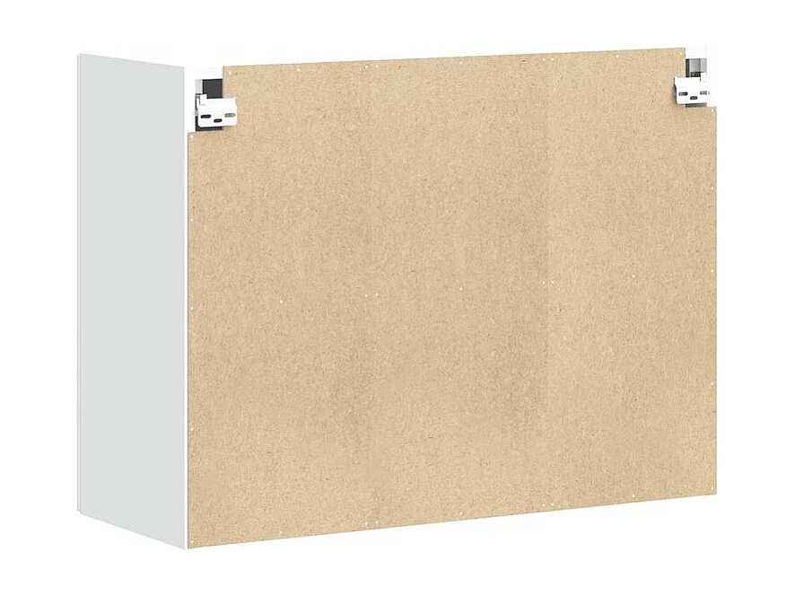Armoire murale de cuisine Kalmar blanc bois d'ingénierie