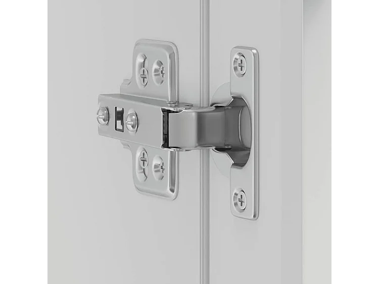 Armoire murale de cuisine avec porte en verre Porto blanc
