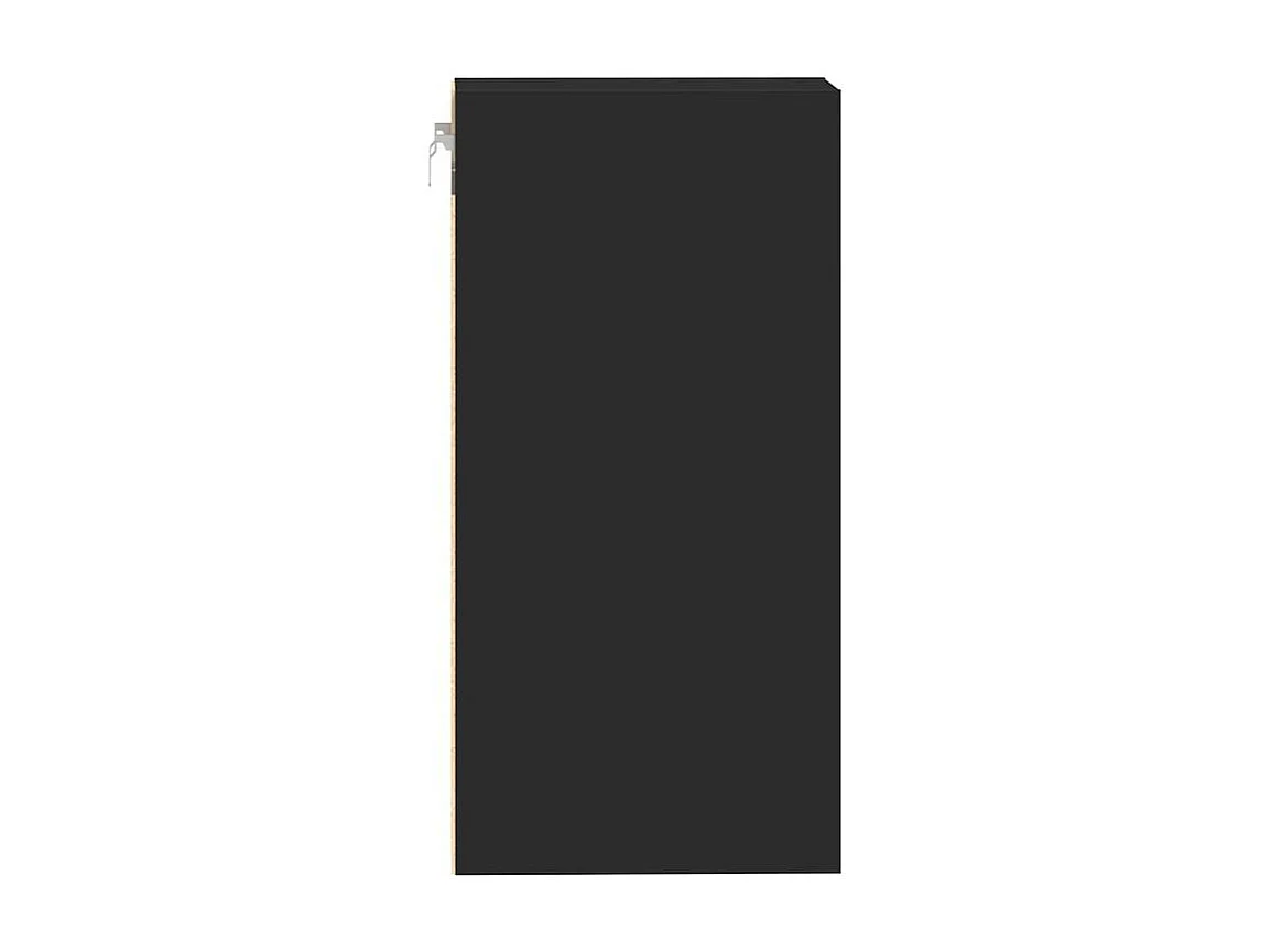 Armoire suspendue noir 40x29,5x60 bois d'ingénierie