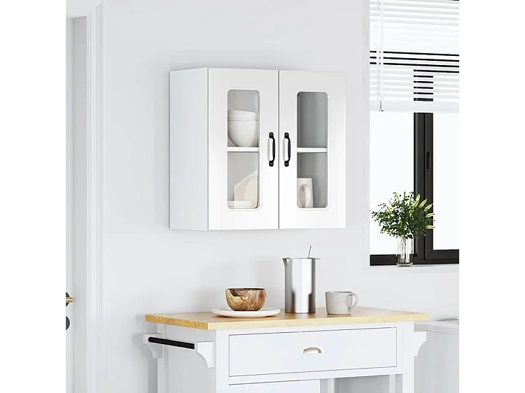 Armoire murale de cuisine avec porte en verre Kalmar