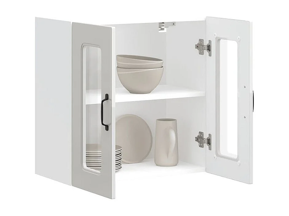 Armoire murale de cuisine avec porte en verre Kalmar