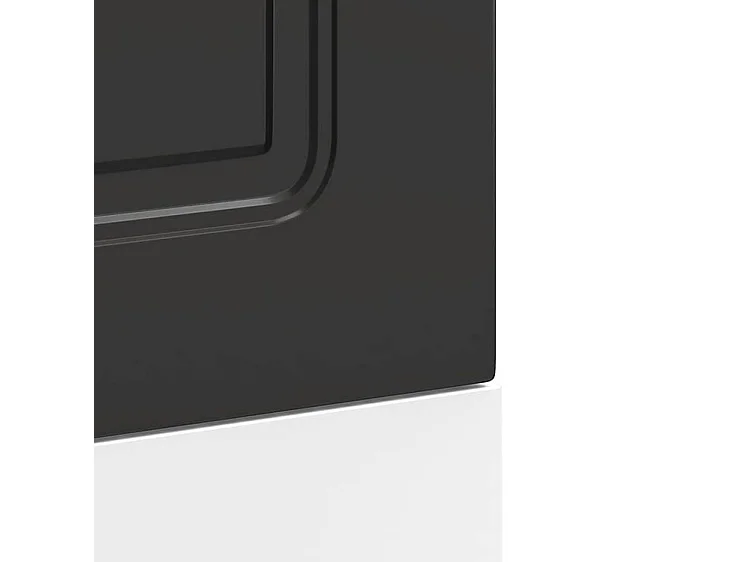 Panneau de lave-vaisselle Kalmar noir 45x1,5x67
