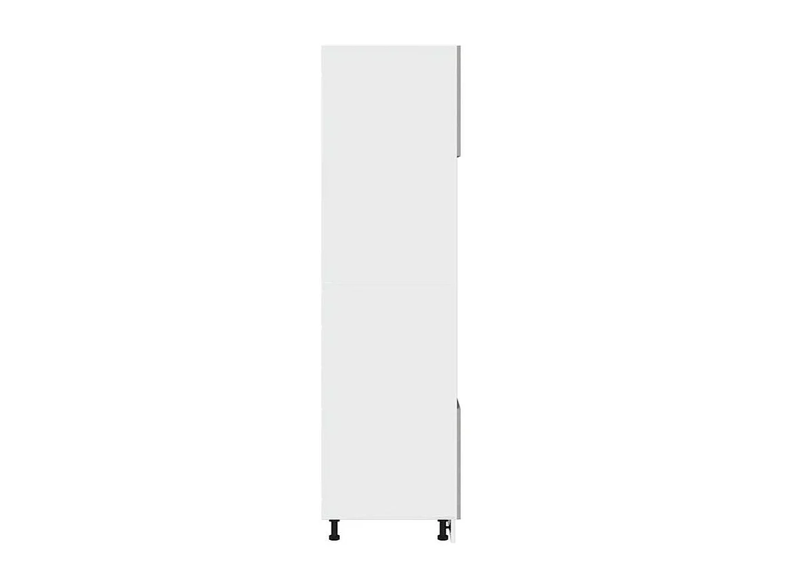 Armoire à micro-onde Gris béton 60x57x207