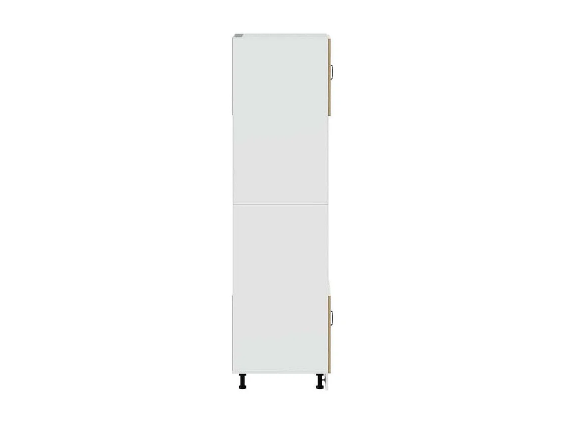 Armoire de four 2 pc Lucca chêne sonoma bois d'ingénierie