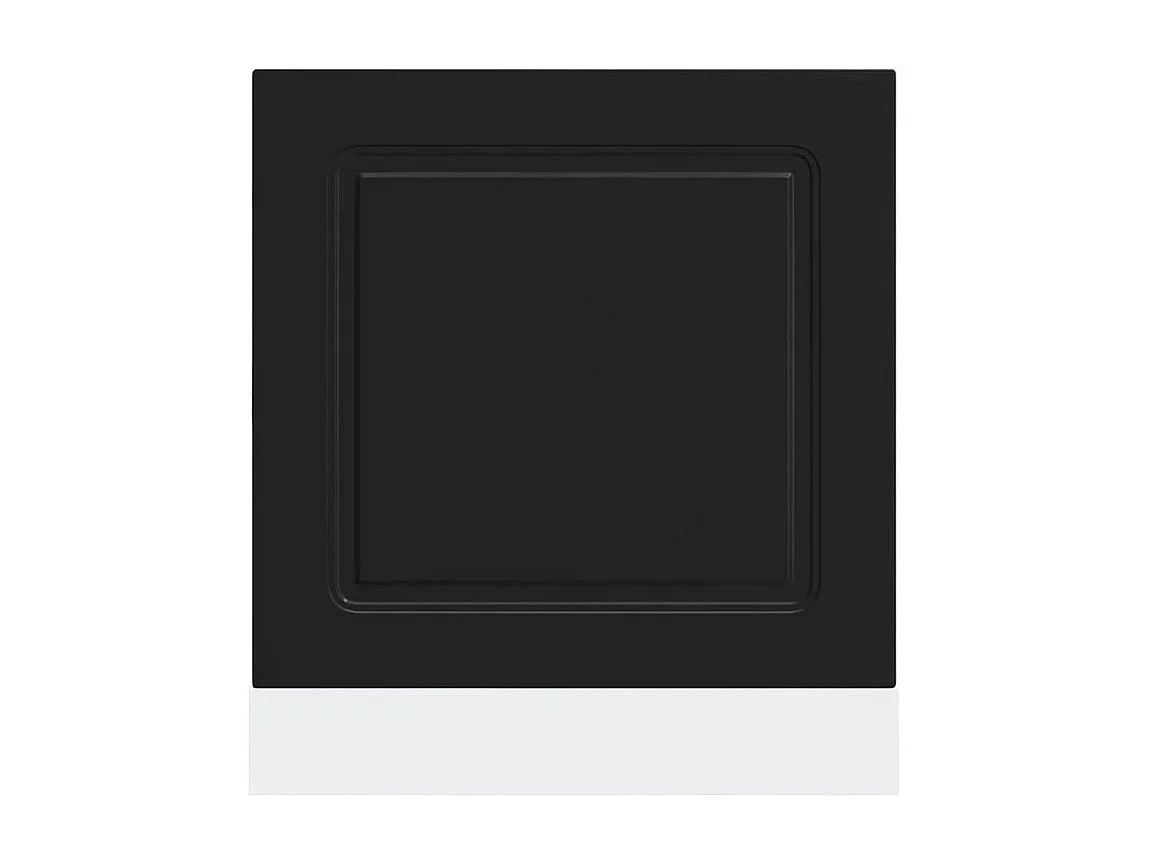 Panneau de lave-vaisselle Kalmar noir 60x1,5x67
