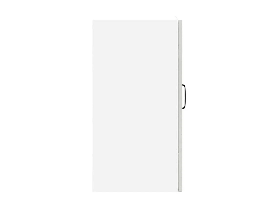 Armoire murale de cuisine Lucca gris béton bois ingénierie