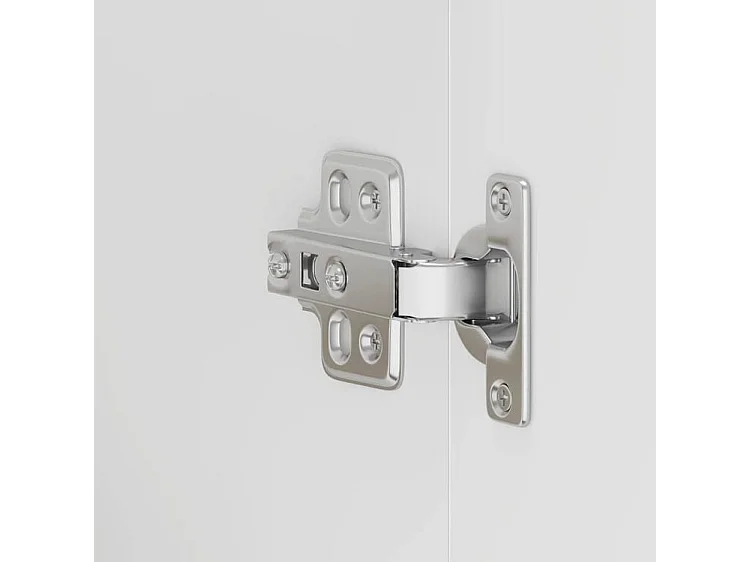 Armoire murale de cuisine Lucca gris béton bois ingénierie