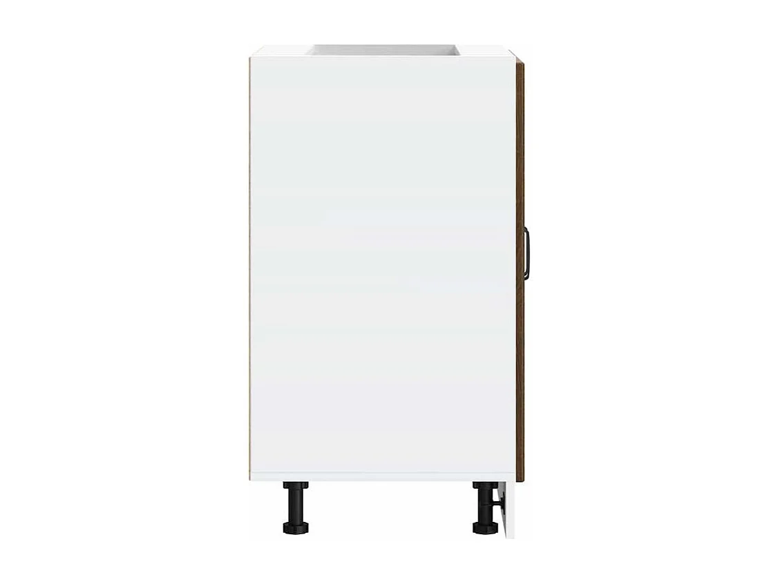 Meuble de base de lavabo Lucca chêne marron bois d'ingénierie