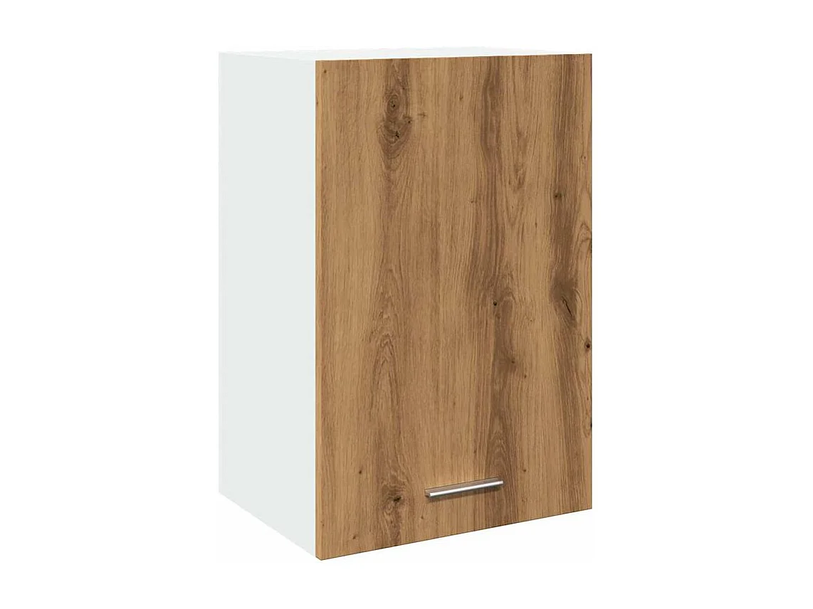 Armoire suspendue chêne artisanal 40x31x60 bois d'ingénierie