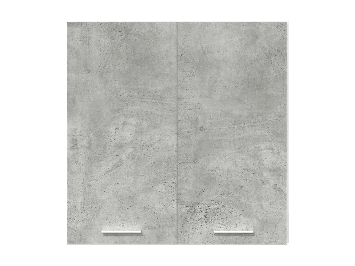 Armoire murale cuisine gris béton 60x31x60 bois d'ingénierie