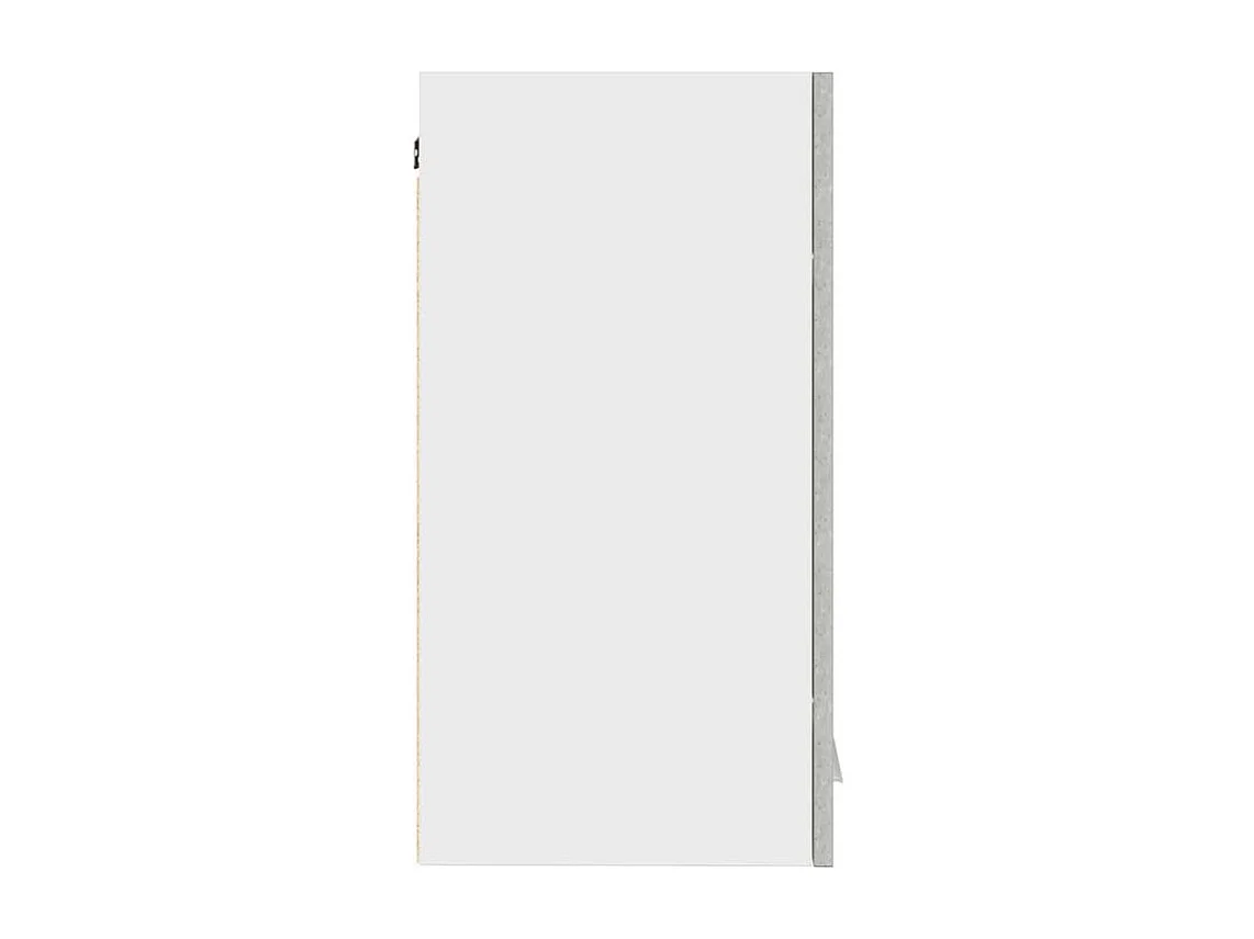 Armoire murale cuisine gris béton 60x31x60 bois d'ingénierie