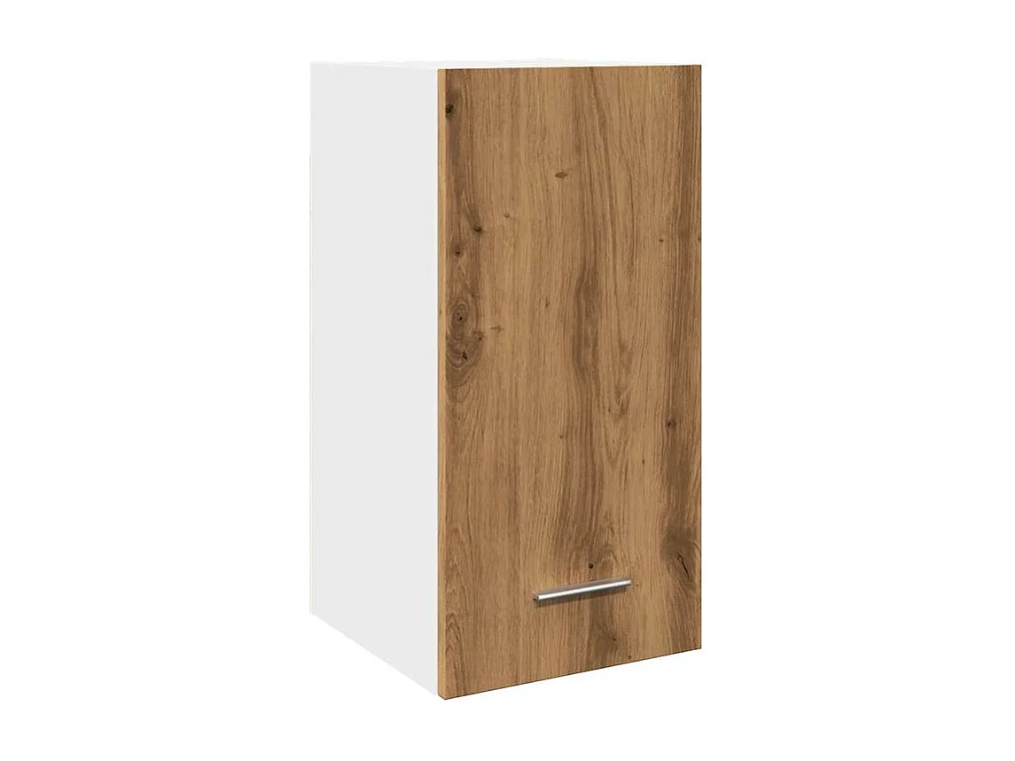 Armoire suspendue chêne artisanal 30x31x60 bois d'ingénierie